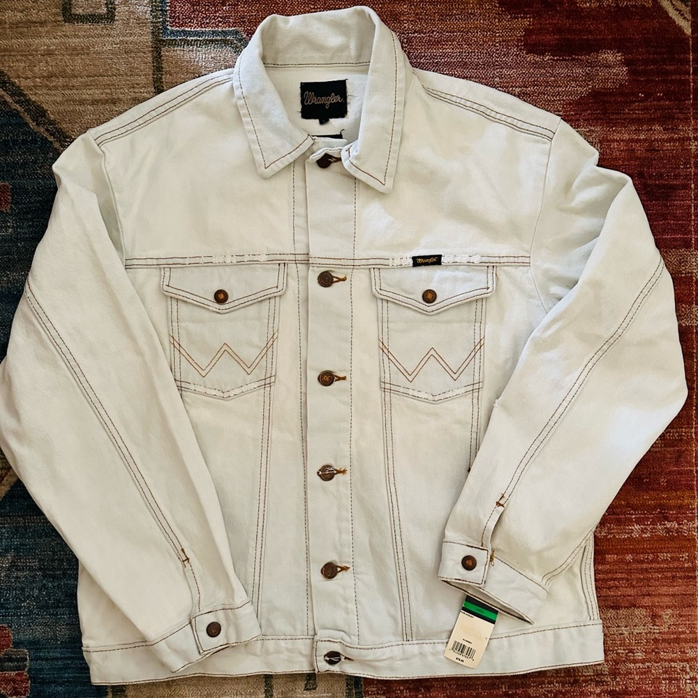 Large Men’s Unlined Denim Jacket NWT